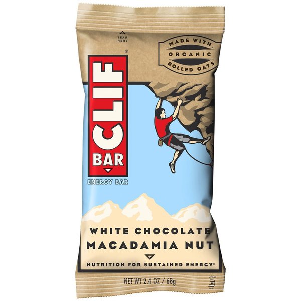 Clif Bar White Chocolate Macadamia Nut Energy Bar 2.4 oz Packet 582998